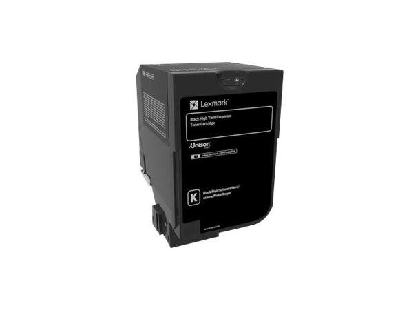 LEXMARK CX725 16K Sort Toner Sort toner til CS720, CX725 