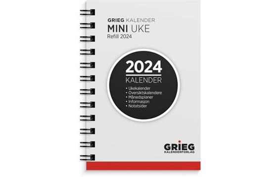 271268 Grieg kalender 98319024 Lommekalender GRIEG Mini 2024 refill 