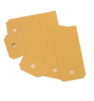 Merkelapper 8x3,8cm Manilla m/hull(1000)