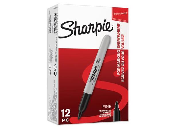 Merkepenn SHARPIE F sort 