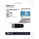 147569 PNYFD8GBATT4-EF Minne PNY USB 2.0 Attaché 4 8GB 