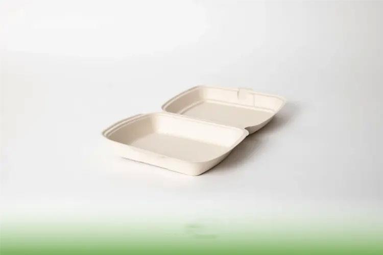 9444512   NoiBio matboks bagasse 1-rom 23 x 20,5 x 6,75 cm | 200 stk pr eske