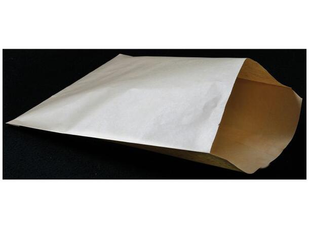 Papirpose kraft flat 235x290mm bru(1000) 