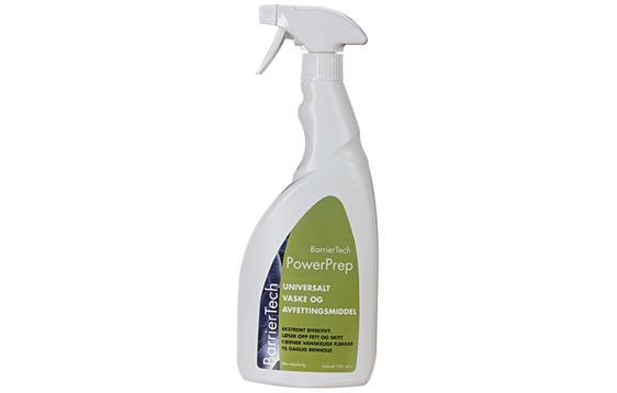 134978 BarrierTech 102 Rengj&#248;ring BARRIERTECH spray 750ml Vannbasert effektivt vask- og avfetting