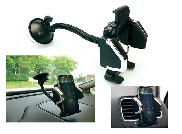 Sandberg In Car Universal Mobil Holder Mobilholder med justerbar fleksibel arm 