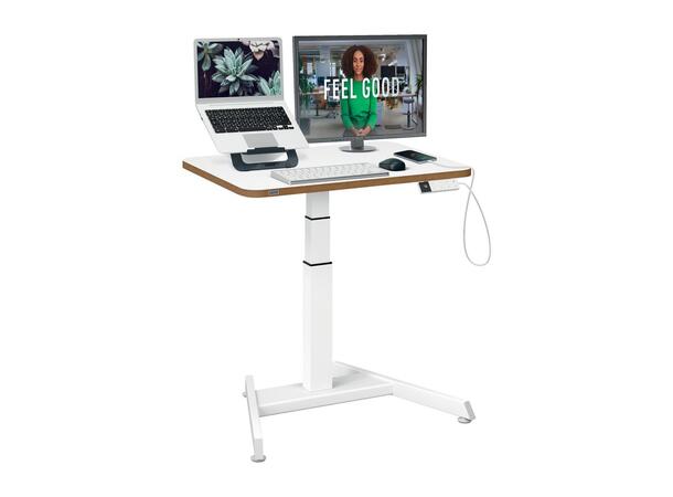 Skrivebord LEITZ hev/senk Elektrisk hvit Fullergonomisk sitt- & ståbord | EL 