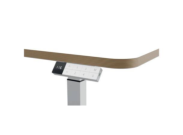 Skrivebord LEITZ hev/senk Elektrisk hvit Fullergonomisk sitt- & ståbord | EL 