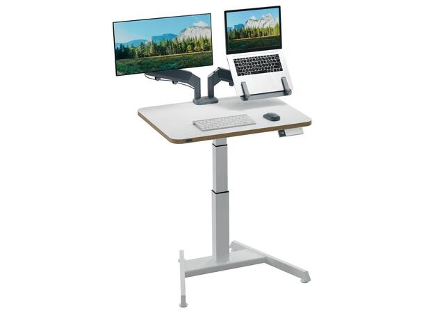 Skrivebord LEITZ hev/senk Elektrisk hvit Fullergonomisk sitt- & ståbord | EL 
