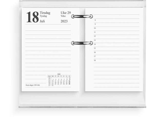 270990 Grieg kalender 92366600 Stativ til Bordkalender GRIEG klarplast 