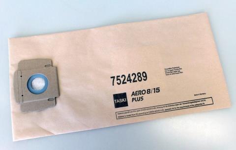 156929  7524289 St&#248;vsugerpose TASKI Aero 8/15 papir (10) 