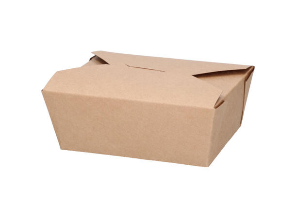 Take-Away boks 171x140x65 mm brun 200 stk pr kartong 