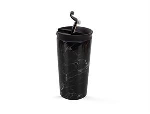 Termokopp IDRINK 350ml marmor svart 