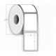 9443638  Thermoetkett 100 x 100 mm | Top Coated Permanent lim| Kjerne 76mm | 500 pr rull