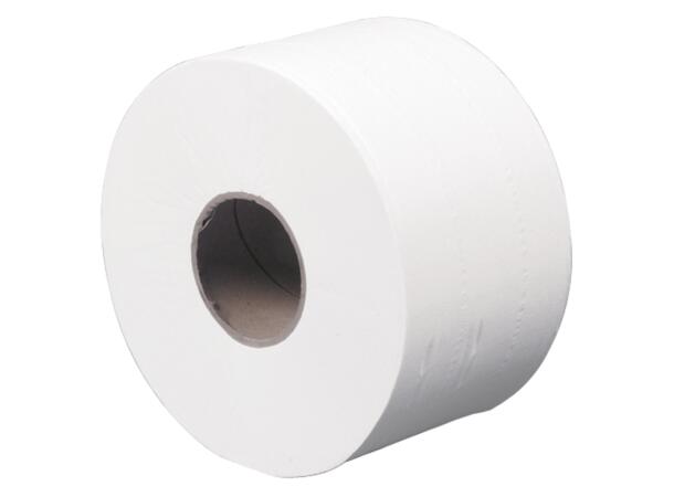 Toalettpapir WeCare Jumbo 2l 180m (12) toalettrull 2-lags Mini | Nyfiber 