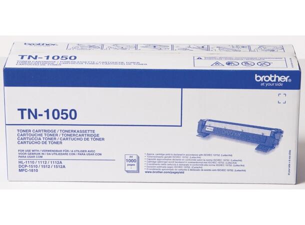 Toner BROTHER TN1050 Sort Sort toner 