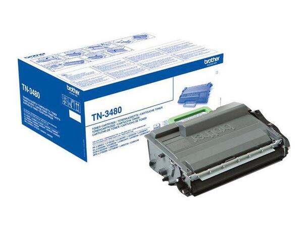 Toner BROTHER TN3480 Høykapasitet Høykapasitet toner til Brother HLL5100D 