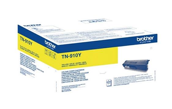 150480 Brother TN910Y Toner BROTHER TN910C Gul 9K 