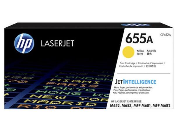 Toner HP CF452A 655A 10,5K Gul M652 | M653 | MFP681 | MFP682 