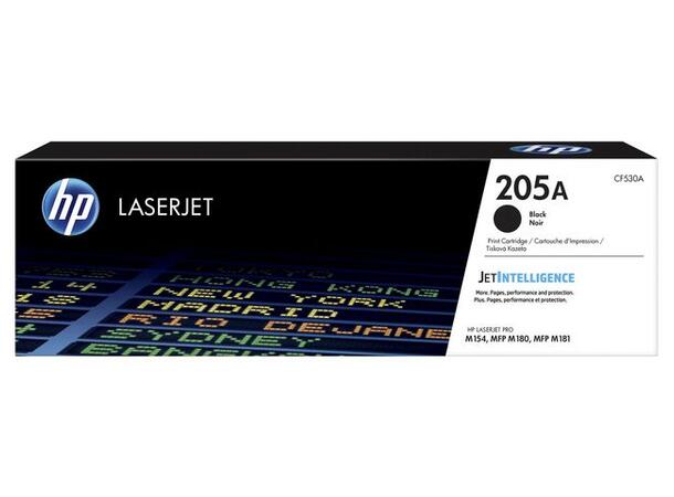 Toner HP CF530A 205A 1.1K Sort Pro MFP M180n | Pro MFP M181fw 