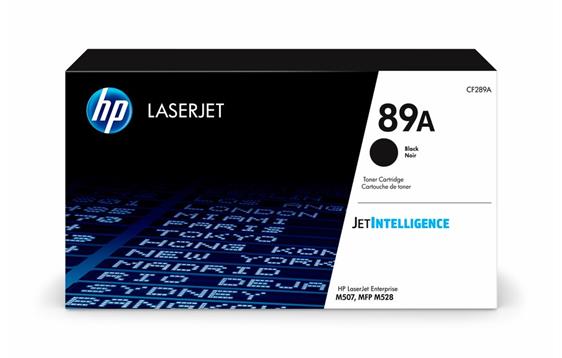 198982 HP CF289A Toner LaserJet 89A sort | 5K til HP Enterprise M507/ M528/