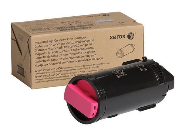Toner Xerox VersaLink C600/C605 Rød/Magenta| 10.100 sider | høykapasitet 