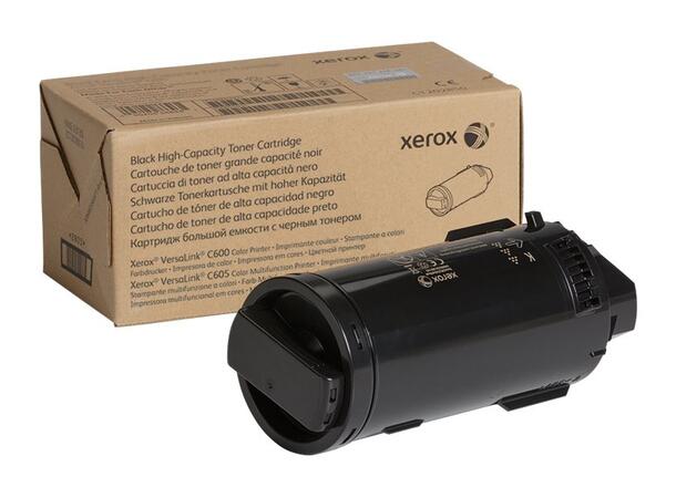 Toner Xerox VersaLink C600/C605 Sort | 12.200 sider | høykapasitet 