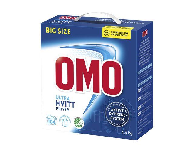 226478  1200846 T&#248;yvask OMO Ultra Hvitt 4,5 kg 