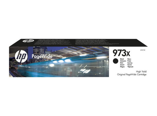 Blekk HP L0S07AE 973X XL PW sort til HP Pagewide printer (MFP 477) 