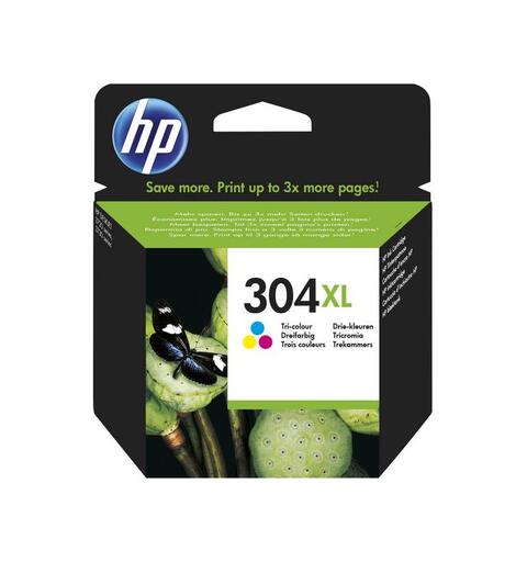 Blekk HP N9K07AE serie 304XL Tri-Color Blekkpatron til HP Deskjet 3720/3730