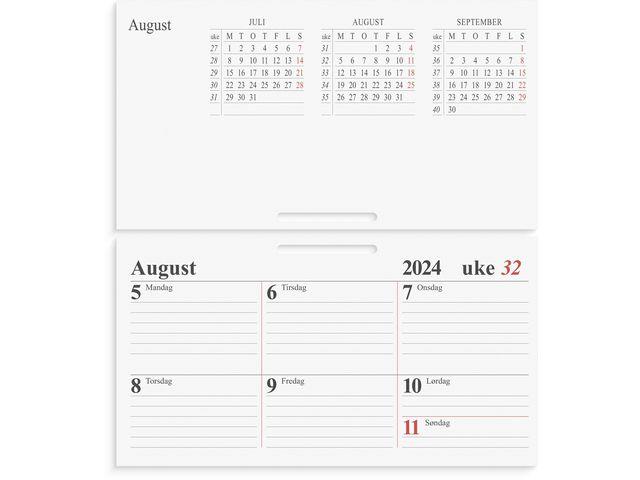 271120 Grieg kalender 98415024 Bordkalender GRIEG 2024 uke Ukekalender | Refill