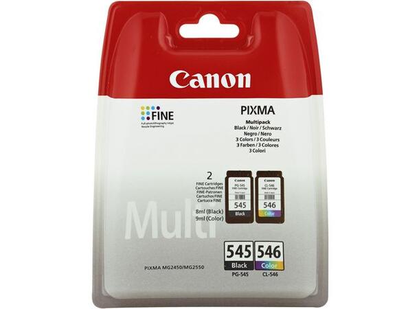 Canon Blekk PG-545/CL-546 s/frg 8+8ml 