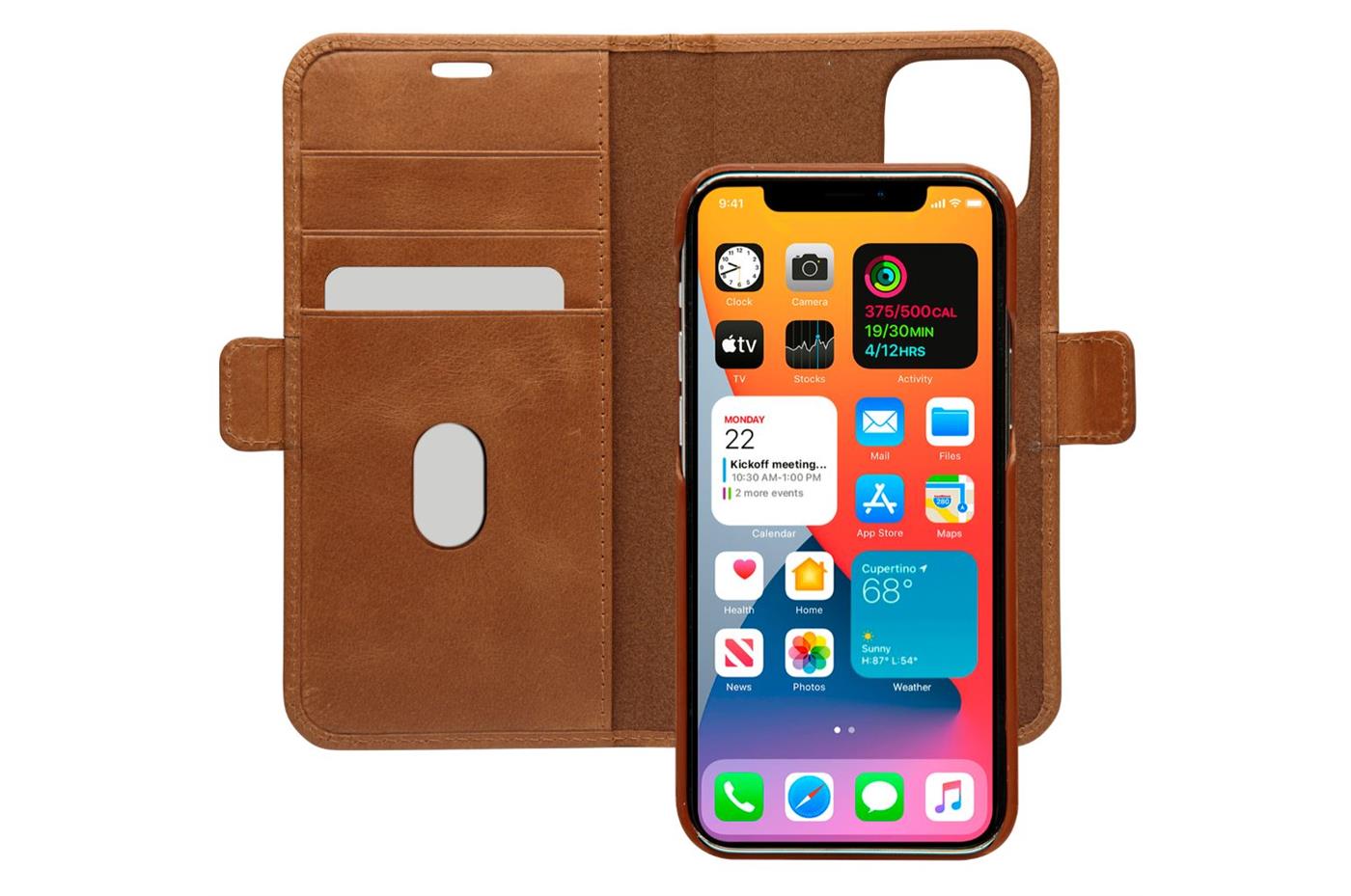 9445699 Dbramante LY61GT001181 DBRAMANTE Lynge - iPhone 12/12 Pro 6.1&quot; Tan / Brun