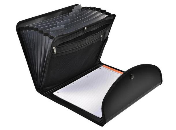 Dokumentmappe EXACOMPTA A4 sort Konferansemappe 