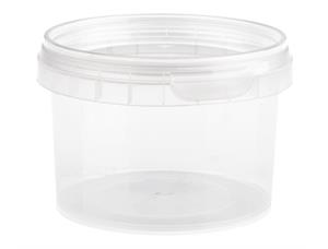 Dressingbeger m/ lokk 28 cl klar (432) Beger med forsegling 