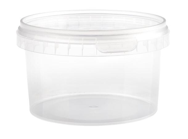 Dressingbeger m/ lokk 48 cl klar (298) Beger med forsegling 