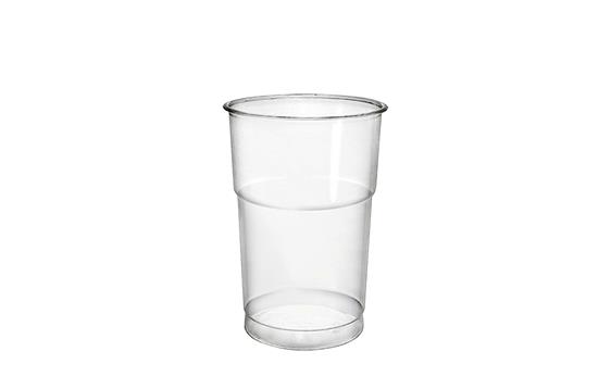 9433570 Paccor PT550/E200102 Drikkeglass med trykk rPET 400/550 ml 