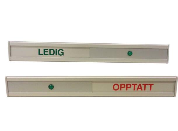 Dørskilt Ledig/opptatt 31 x 250 mm 