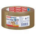 Emballasjetape TESA Ultra 50mmx66m brun Slitesterk pakketape i kraftig naturgum.