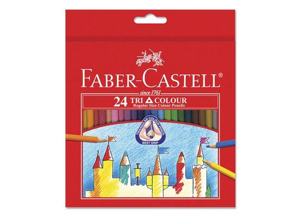 Fargeblyant FABER-CASTELL Tri Color (24) 