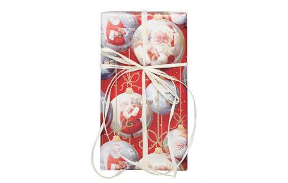 9421932 Hedlunds 14351-57 Gavepapir Santa 57cm Diskrull 7 kg  | 154m | Jul