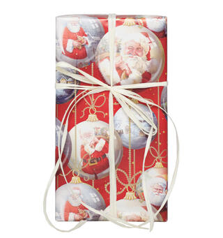 Gavepapir Santa 57cm Diskrull 7 kg  | 154m | Jul