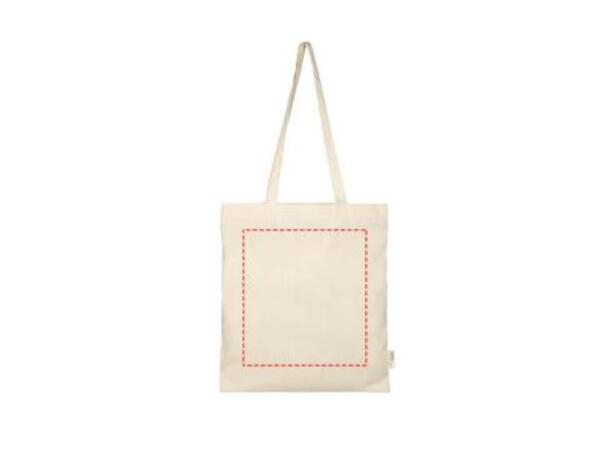 Handlenett Orissa 140gr økologisk bomull 38x42cm med lange hanker 