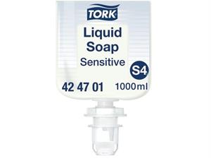 Håndsåpe TORK Sensitiv S4 1L Flytende håndsåpe fra Tork | 1 liter 
