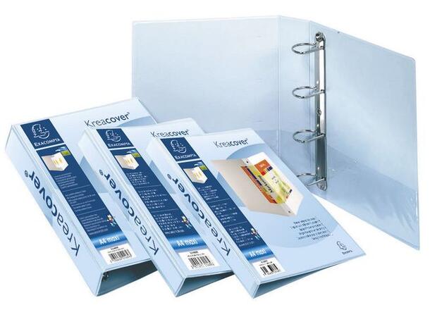 Innstikkperm EXACOMPTA A4 15/38mm 2ring Hvit | D-Ring 