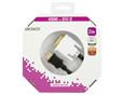 148159 Deltaco HDMI-112-K Kabel DELTACO HDMI/DVI M/M 2m sort 