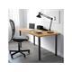 225138 Unilux400140800 Lampe UNILUX LED Baya Bamboo sort Arbeidslampe i tidløst design