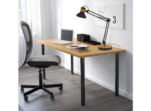 Lampe UNILUX LED Baya Bamboo sort Arbeidslampe i tidløst design 
