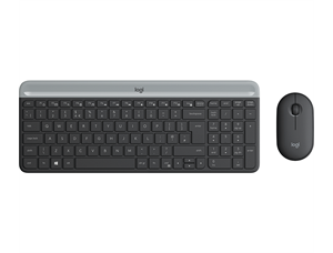 Logitech MK470 Slim Trådløst Desktop Set Grafitt (Nordisk) 