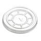 9443701 Paccor114106 Lokk flate i rPET til beger 95mm m. hull (eske 800 stk)
