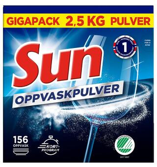Maskinoppvask SUN pulver 2,5kg